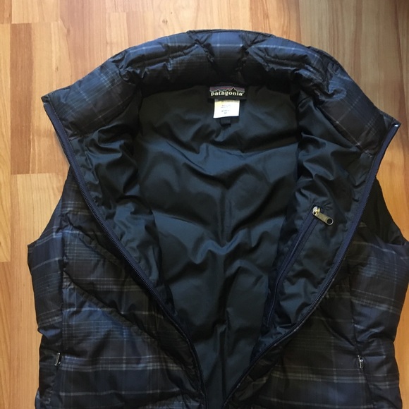 Patagonia Down With It Vest - Dark Plaid (No Hood) - Picture 4 of 6